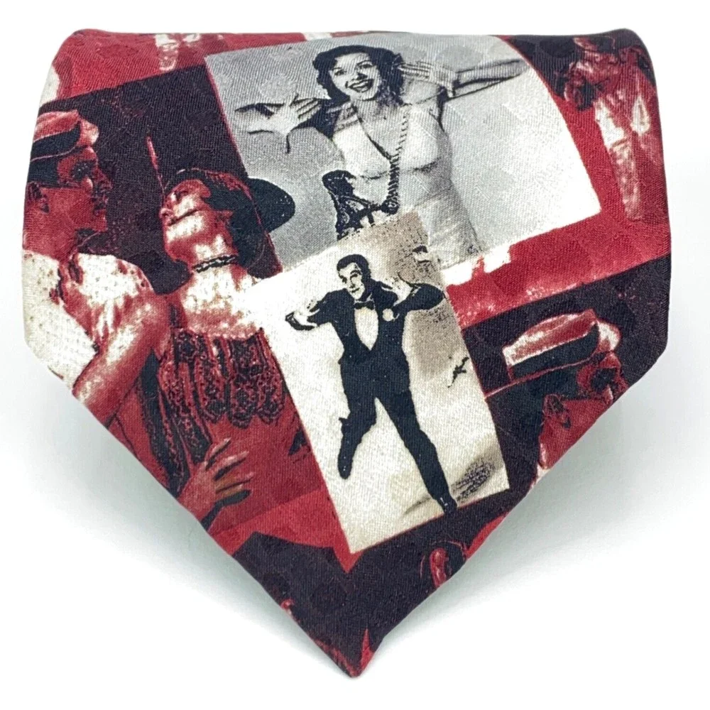 American Film Classics 1992 Singin' In The Rain 100% Silk Mens Necktie - Read